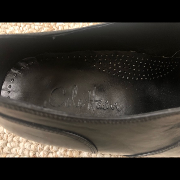 Cole Haan Air Pitney Wingtip Leather Oxfords Black Men’s Size 11M #C09149 - Picture 9 of 12